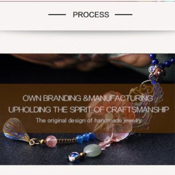 NEW Nepal Handmade Cloisonne Dangle Earrings - Picture 8 of 9